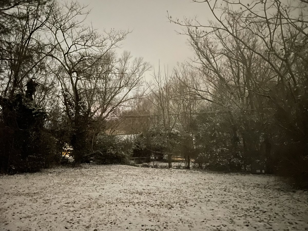liz_veeuh's tweet image. We actually got snow (and ice) and I can say I got to “play in the snow” after getting home from work last night 🤣🤣❄️ 

#snow #snowday #snowsnowsnow #snowing #dust #dusting #snowball #snowballfight #winter #winterinvirginia #ice #snowandice #nailedit #playinthesnow