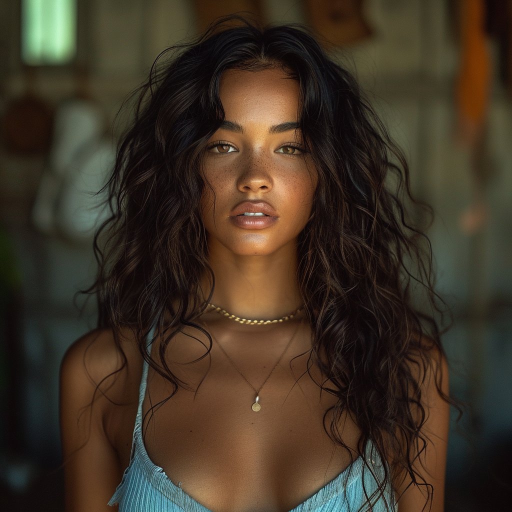 FBD_Agency's tweet photo. Discover 'Elegance in Focus,' an exquisite art piece portraying a #Latina #influencer #midjourney6 #midjourneyart #MidjourneyAI #midjourneyV6 #midjourneyartwork #BellaVirtuale #AIFashion #AIStyle #VirtualBeauty #ModernRenaissance https://t.co/a8NyPjn6Av