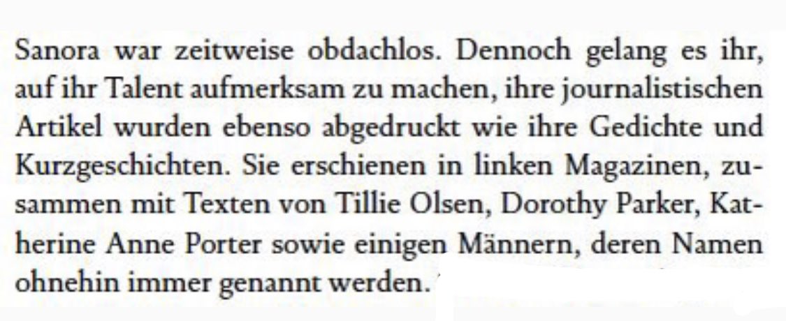 Ich hab sehr frech einfach diesen Abschnitt in mein Nachwort zu Sanora Babb geschrieben und freu mich wie eine kleine Hexe darüber.