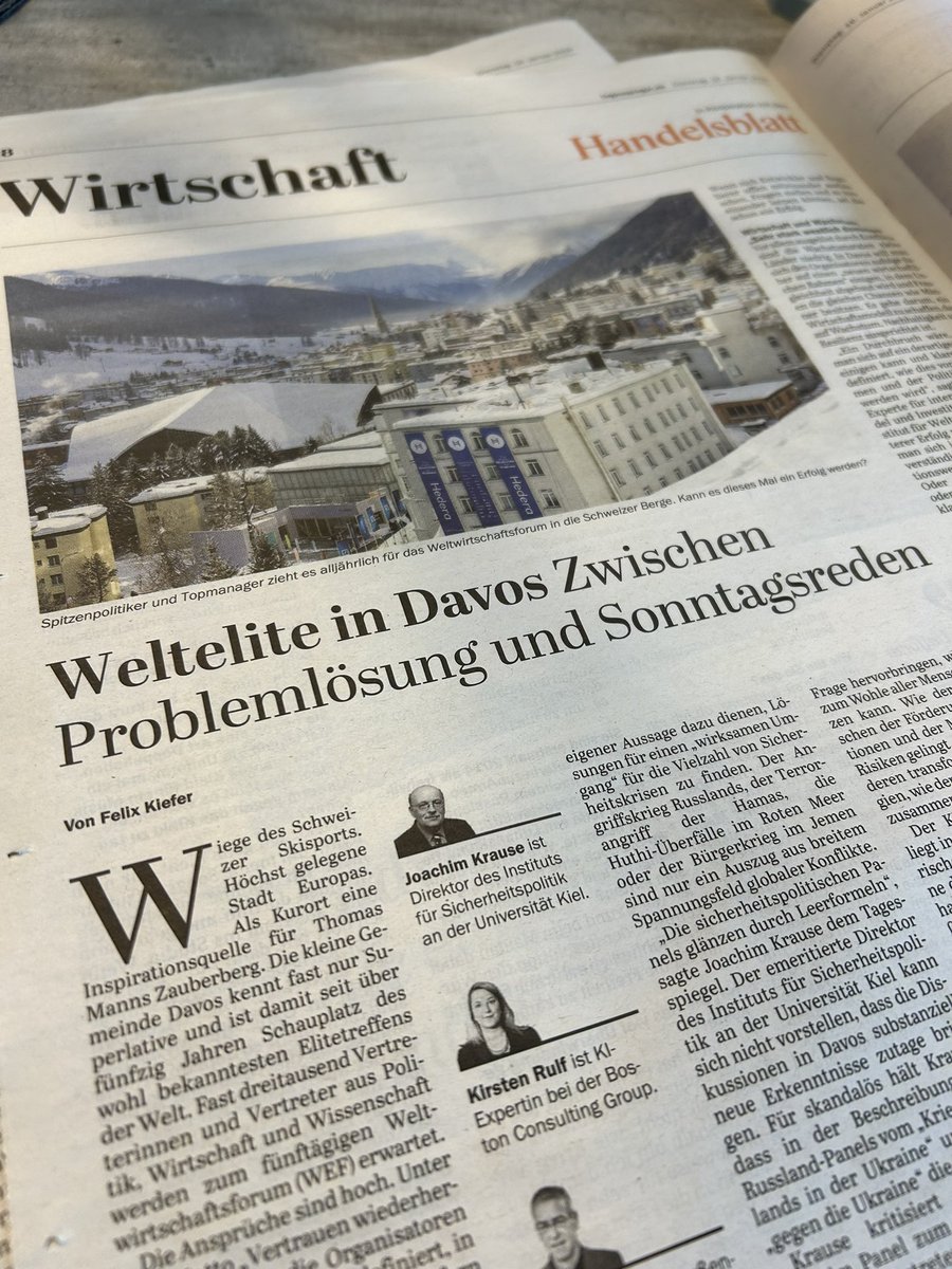 The debate around #AI &amp; #GenAI b/ween companies, #startups, #policymakers is complex. There are not many platforms where face-to-face discussion are possible. #WEF24 is one of them. Thanks <a href="/felix_kiefer_/">Felix Kiefer</a> and <a href="/Tagesspiegel/">Tagesspiegel</a> for the opportunity to comment.
tagesspiegel.de/wirtschaft/die…