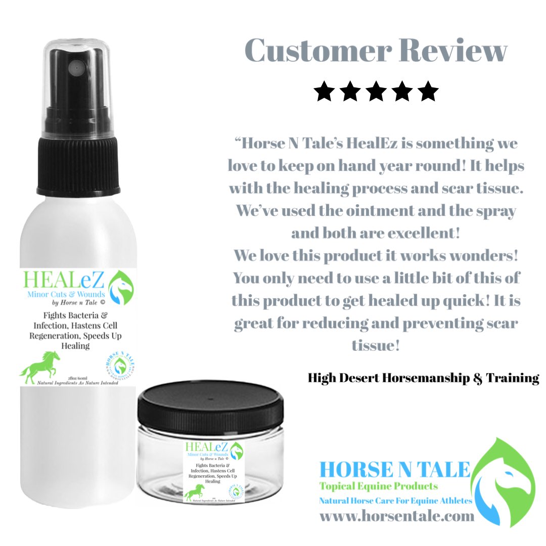 HorsenTale1's tweet photo. Testimonial Tuesday:
Discover the extraordinary benefits of #HealEz #equine #Wound spray & #ointment.
#horsentale #topicalequineproducts #naturalhorsecare #equine #horse #naturalingredients
#teamhnt
#healez #cuts #wounds #woundcare #HealEz
#TestimonialTuesday #tuesday https://t.co/sEyiUU1W5J
