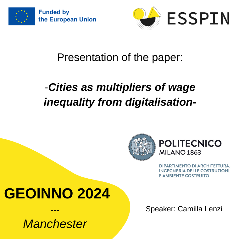 ESSPINproject's tweet photo. Theย #ESSPINprojectย at GEOINNO2024 10th-12th January - Manchester โ
Follow the link to know more๐
https://t.co/2FlArc8gZf
#research https://t.co/ba4RrUL4X0