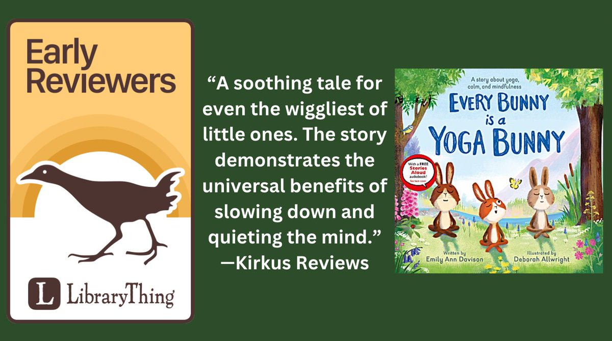 When Grandpa teaches Yo-Yo, Roly, and Flo how to do yoga, there's one little bunny who finds it very hard...

Enter to win a copy of author @emilyanndavison &amp; illustrator <a href="/DebbieAllwright/">Deborah Allwright</a>'s Every Bunny Is a Yoga Bunny from @NosyCrowUS

librarything.com/ner/detail/488…