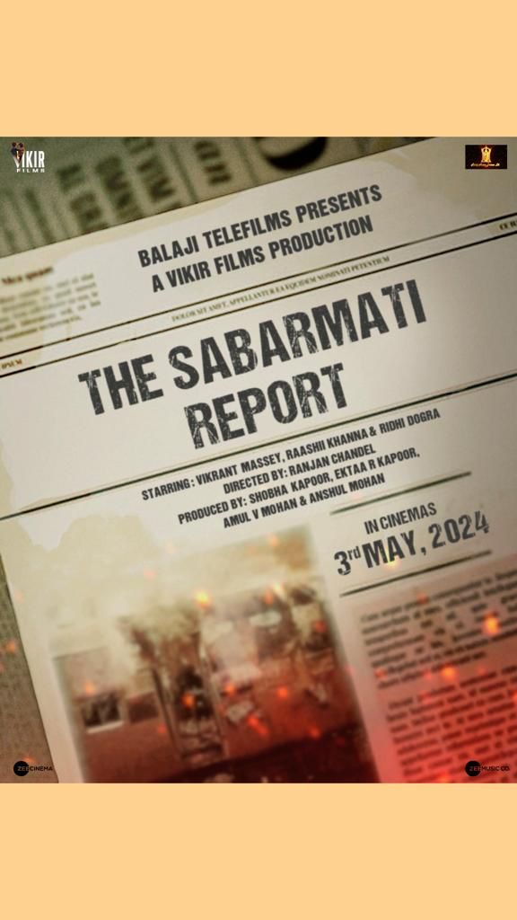 Cinetalkers's tweet photo. Get an insight into the story of the Sabarmati Express, inspired by true events that occurred on 27th February 2002,with @ektaarkapoor @balajimotionpictures and Vikir Films’ #TheSabarmatiReport.The political thriller features an ensemble cast of @vikrantmassey, #cinetalkersmedia https://t.co/cuzSCDFbGv