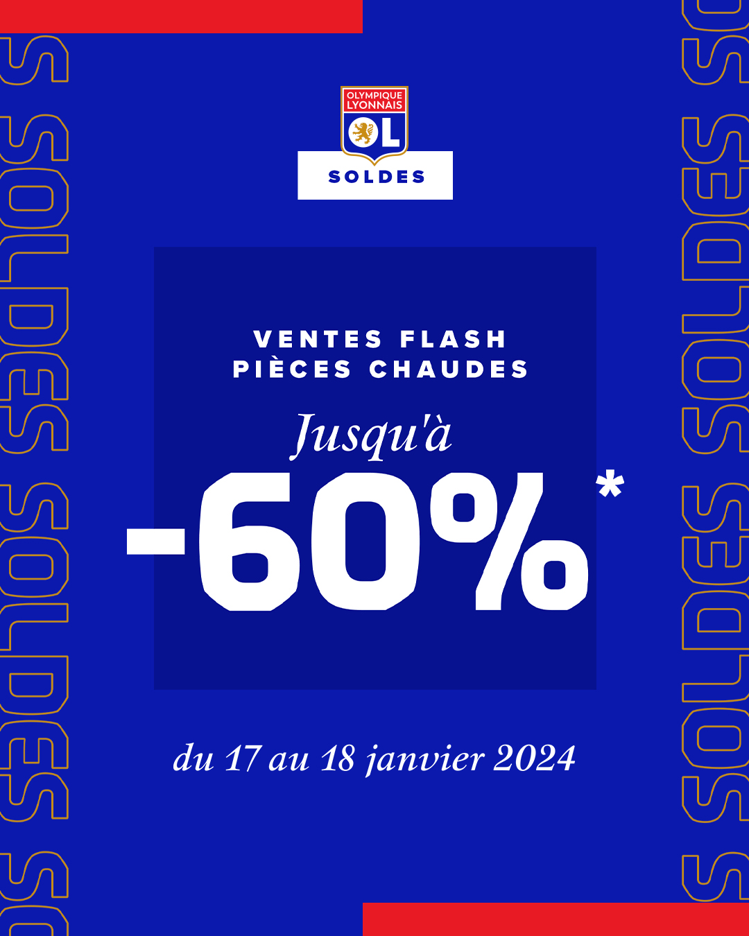 Olympique Lyonnais on X: Les soldes se poursuivent avec une