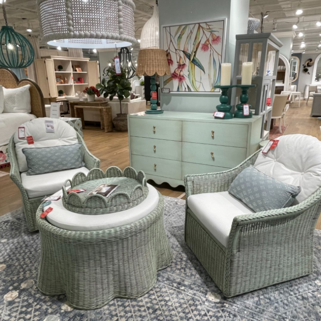thebrambleco's tweet photo. We're ready to go with great debuts and free freight!
Visit us at the Atlanta Market,  Building 1, Floor 14 Showroom #F10
#bramblefurniture #brambleco #stevenshell #atlantamarket #atlanta #wholesale #homedecor #interiordesign #AmericasMart https://t.co/BLafwNwowG