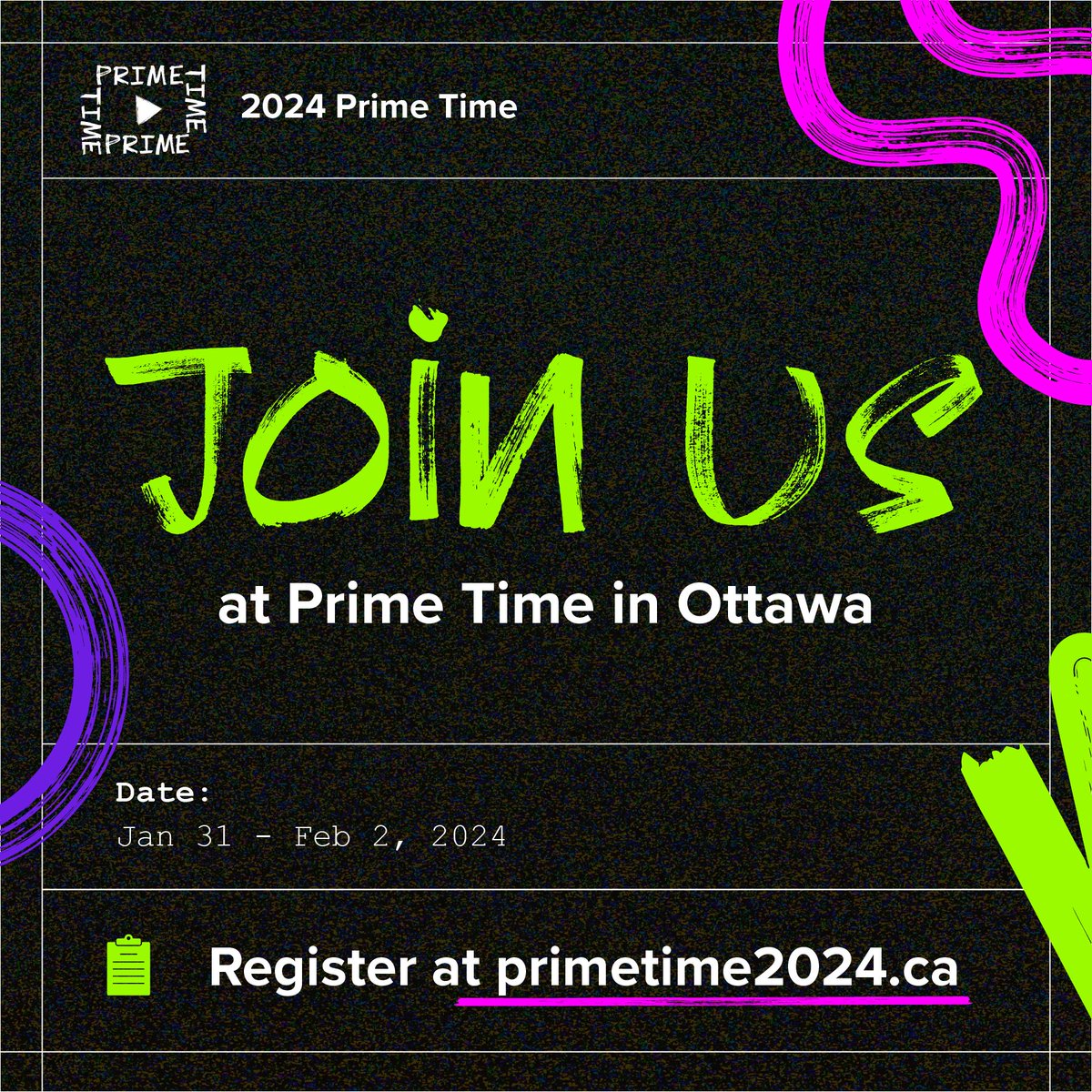 The_CMPA's tweet photo. The wait is over! The full Prime Time 2024 program schedule and participating speakers are now listed on the event website.

Join us for great panels, keynotes, discussions, and more at Prime Time 2024! 

Check out the full schedule and start planning! 

https://t.co/FRvoLnP4ub https://t.co/PwHMyU83oI