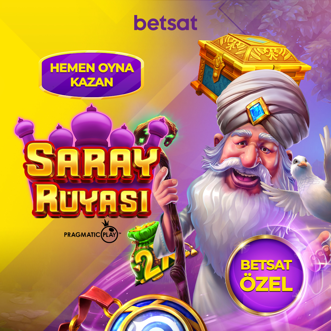 🏰🌟 Betsat, #Türkiye'nin #oyun sarayında kapıları aralayarak sizi saraylarda yaşatacak!

💖 #PragmaticPlay'in #Türkçe oyun dünyasındaki ilk oyunu, şimdi #SarayRüyası adıyla ve #Betsat ayrıcalığıyla sizleri bekliyor!

👑 Sizi saraylarda yaşatacağız! Hemen katılın 🚀🎰