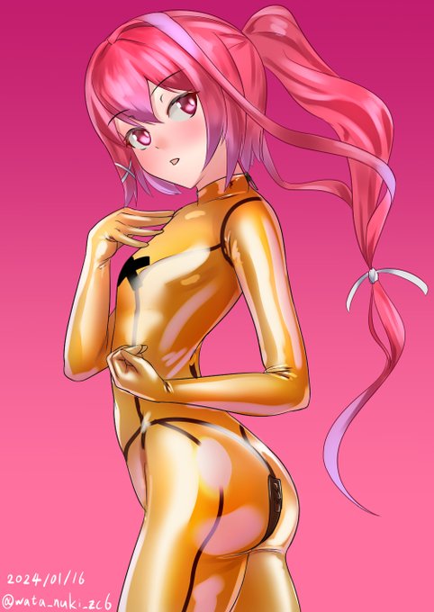 #艦これ版深夜の真剣お絵描き60分一本勝負 #艦これ版真剣お絵描き60分一本勝負_20240116 イムヤラバースーツmode。 