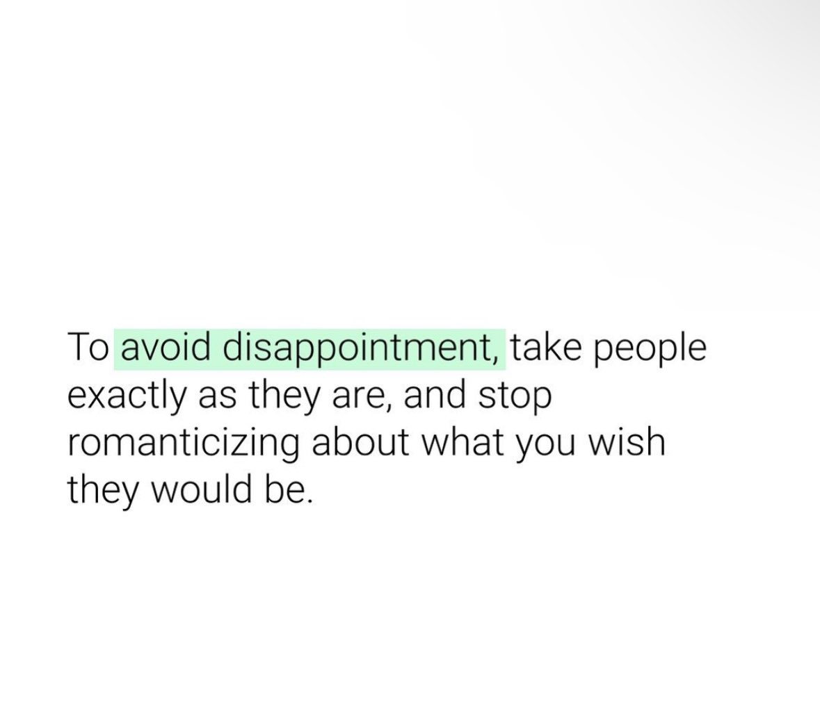 To avoid disappointment >