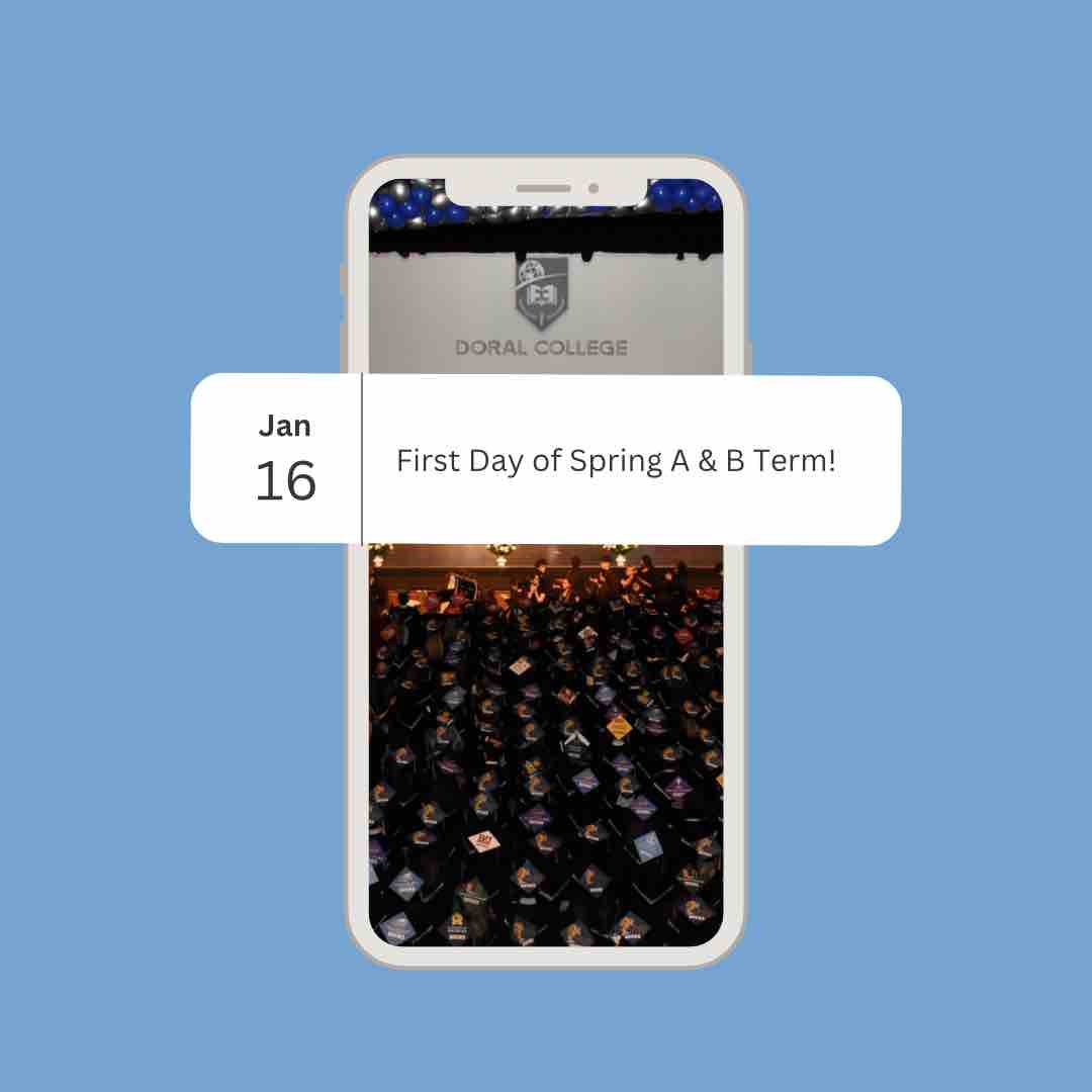 Wishing you a wonderful first day of Spring A &amp; B term! You got this 💙📚

#education #onlineeducation #college #onlinedegree #doralcollege