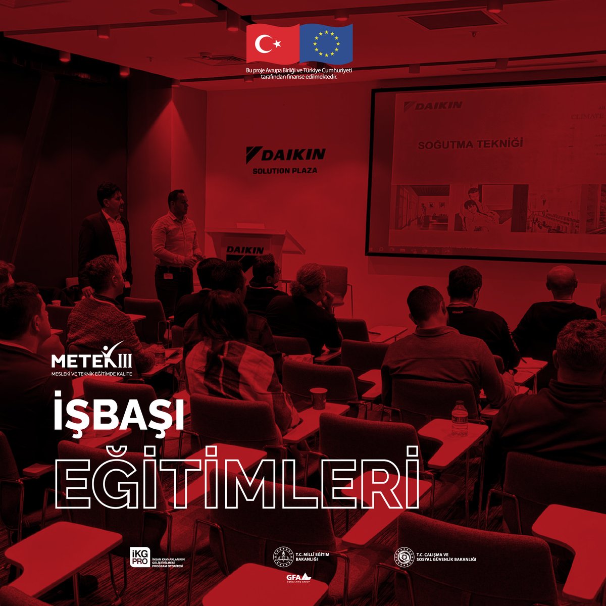 metekprojesi's tweet photo. Projemiz kapsamında,

✔️ Ankara, İzmir, Kocaeli ve İstanbul'da işbaşı eğitimler,

#MetekProjesi
#AvrupaBeceriYılı
#EuropeanYearofSkills

@tcmeb
@csgbakanligi
@EUDelegationTur https://t.co/EDiVdVQQH3