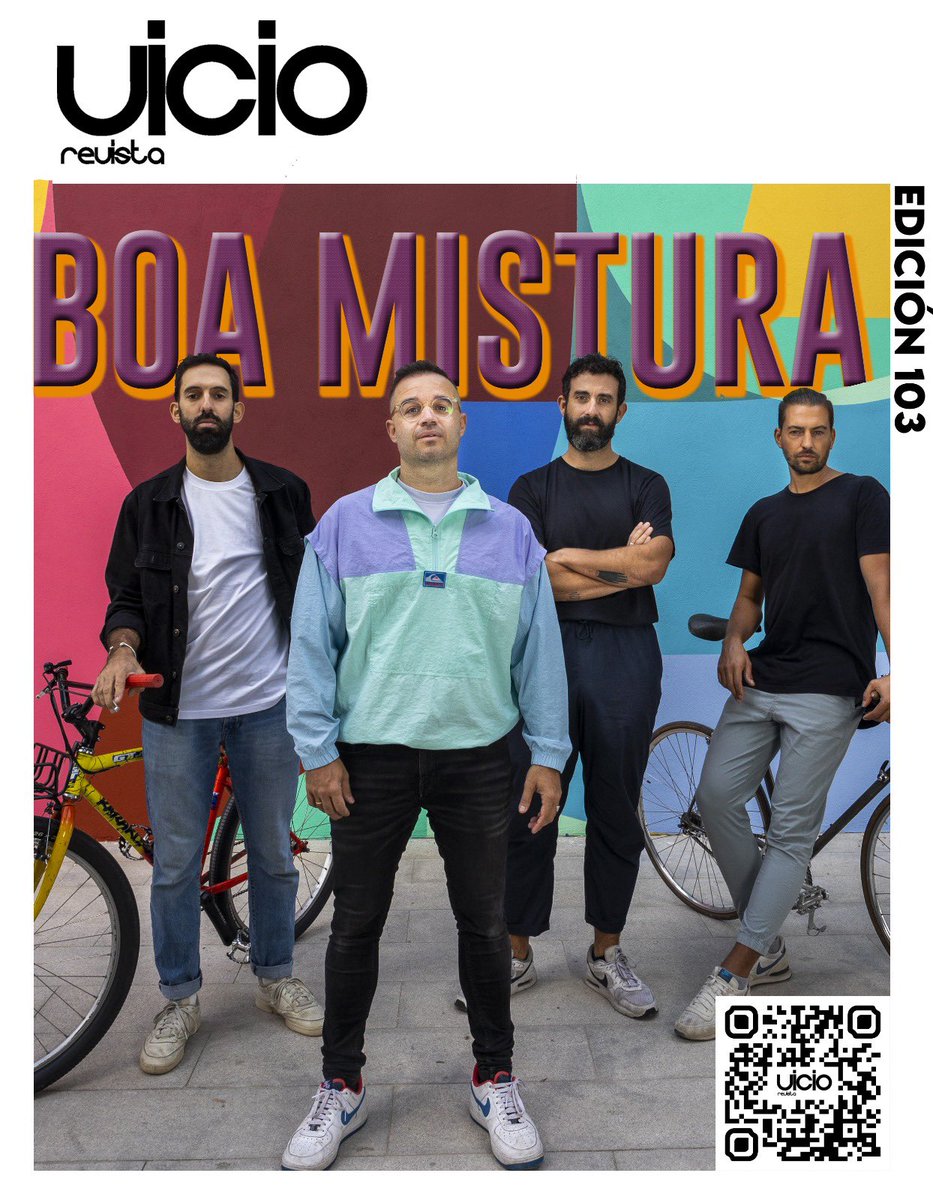 revista_vicio's tweet photo. #EdicionesVicio DISPONIBLE nuestra edición #103 a @BoaMistura1 grupo de amigos que han tocado a través de su arte el corazón de mucha gente por todo el mundo. 

📝 Descarga Gratis https://t.co/KSHU8S6fag https://t.co/uIn7jWU1IE