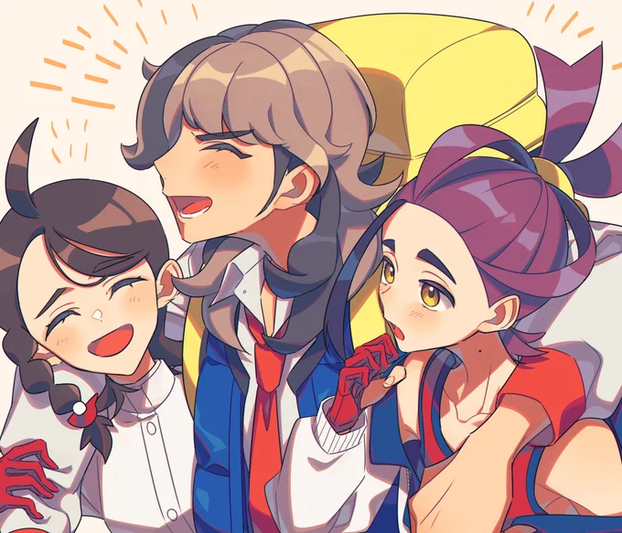 ペパーくんとアオイちゃんスグリくん。親友(ダチ)の友達(ダチ)はダチだ 