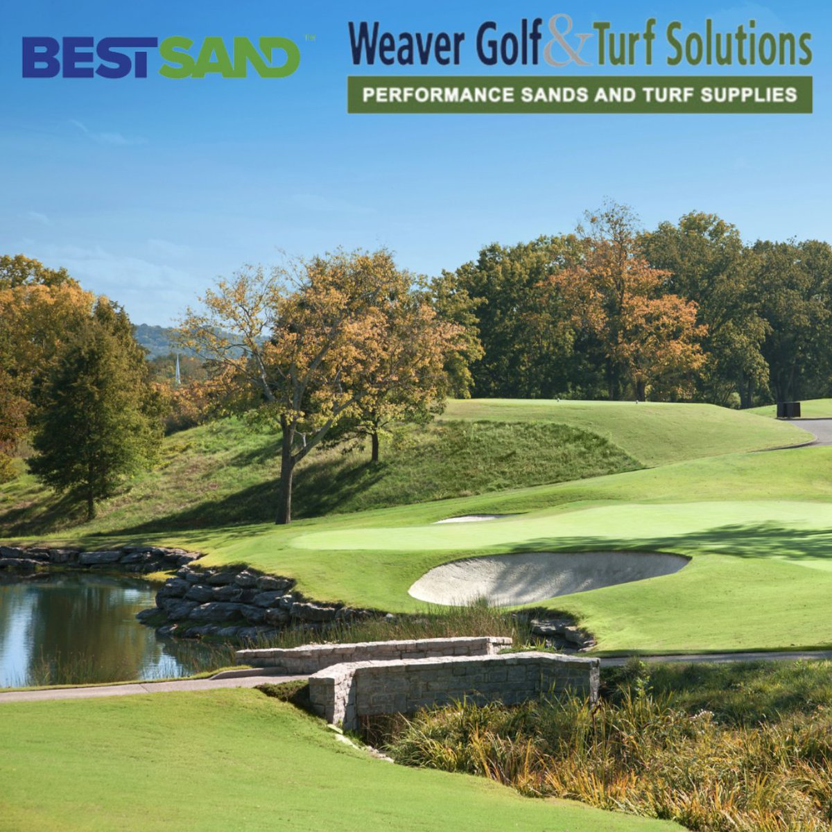 Weavergolfturf's tweet photo. Your golf course deserves the best, and that's exactly what Weaver Golf and Turf Solutions offers. Join the ranks of satisfied clients experiencing the Weaver difference. #GolfCoursePros #WeaverSolutions #BestSand https://t.co/wJF6Kx2vVA