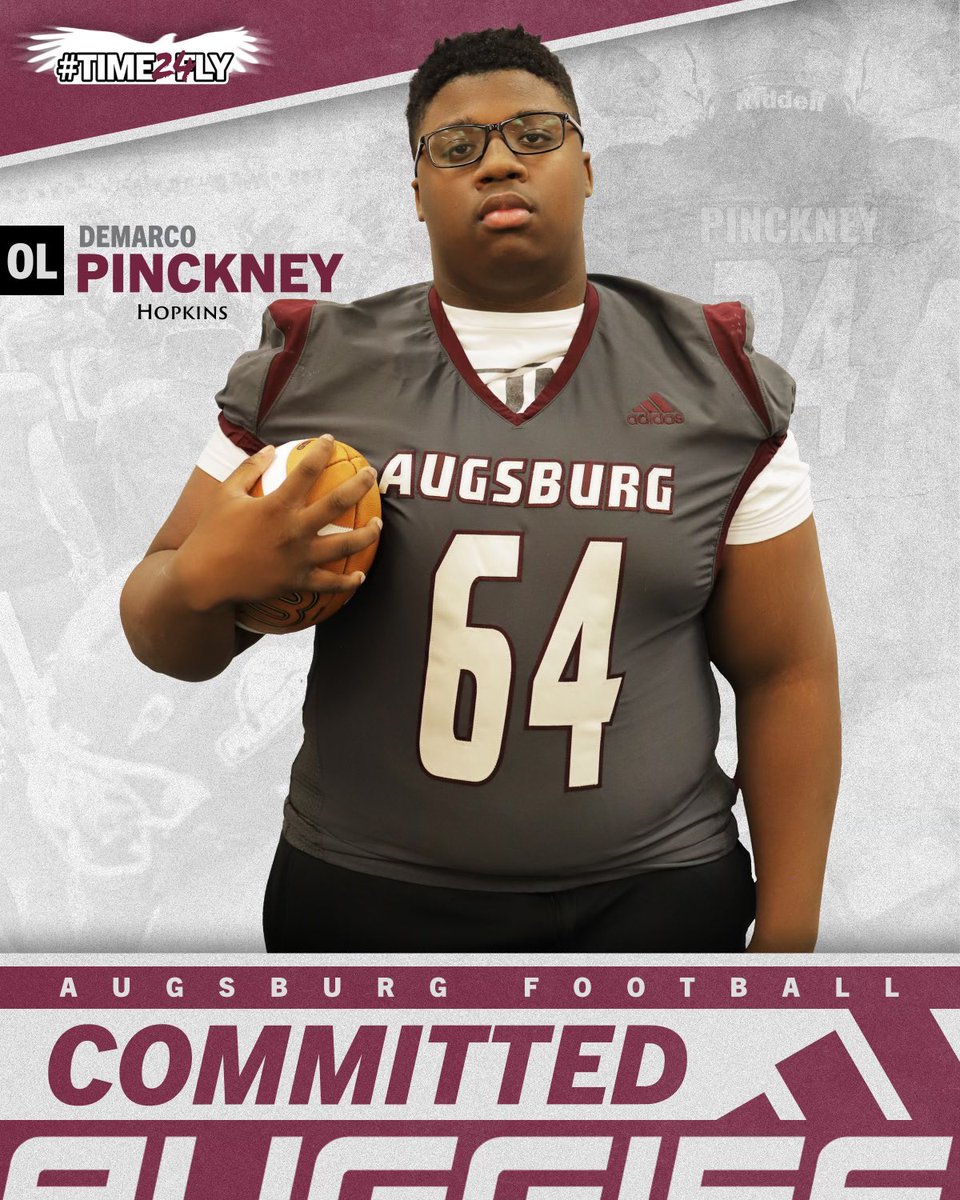 DemarcoPinckney's tweet image. After much consideration and prayer, I’m ready to take the next step. I am now committed to join coaches @DerrinLamker, @NathanTenut, and @KIJUANWARE and be an Auggie! Let’s go! #winfromwithin @Augsburg_FB @AuggieSports @HopkinsFootball @Coach_Tolly @T_totallycommit