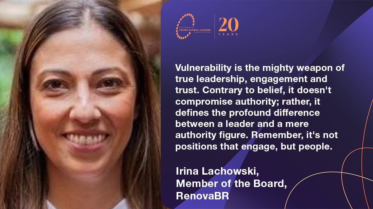 YGLvoices's tweet photo. Building trust in a world where it is becoming difficult to establish facts from fiction is as gradual as it is challenging. Learn how #YGLs leverage vulnerability to foster more trust and transparency: https://t.co/HnpkyR3BjB
#WEF24 https://t.co/tjI1xIdmQd