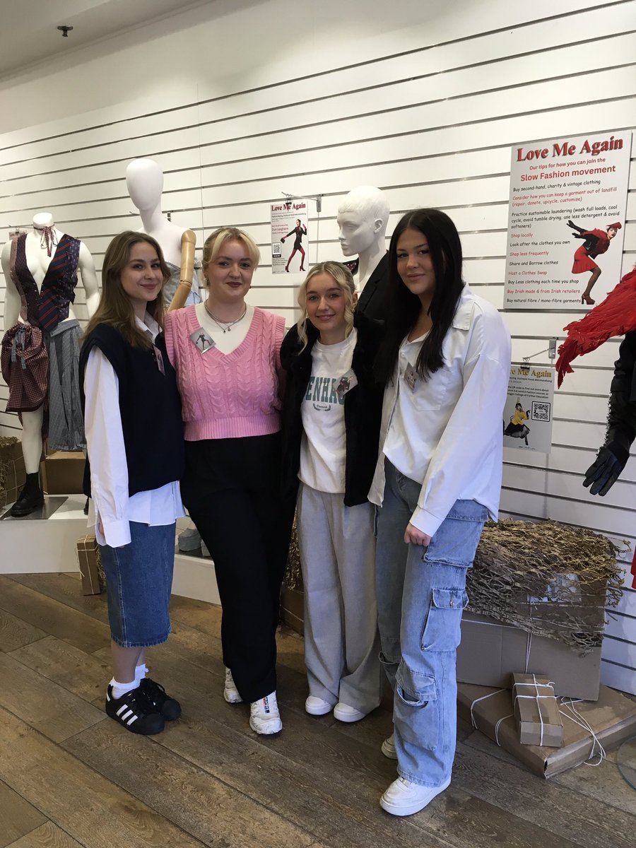 Sallynoggin College (@scfeofficial) on Twitter photo Mission Accomplished ❤️🔥 Love Me Again ❤️🔥
Our #SustainableFashion exhibition by students of Fashion Buying, Styling & Visual Merchandising at SCFE is OPEN!!!
Come see us in the POP UP shop in <a href="/DunLaoghaire/">Peter Mc Gurrell</a> until 1pm Fri 19th. Supported by <a href="/dlrcc/">Dún Laoghaire-Rathdown County Council</a>
<a href="/ddletb/">Dublin & Dún Laoghaire ETB</a> <a href="/thisisfet/">thisisFET</a> Mission Accomplished ❤️🔥 Love Me Again ❤️🔥
Our #SustainableFashion exhibition by students of Fashion Buying, Styling & Visual Merchandising at SCFE is OPEN!!!
Come see us in the POP UP shop in <a href="/DunLaoghaire/">Peter Mc Gurrell</a> until 1pm Fri 19th. Supported by <a href="/dlrcc/">Dún Laoghaire-Rathdown County Council</a>
<a href="/ddletb/">Dublin & Dún Laoghaire ETB</a> <a href="/thisisfet/">thisisFET</a>