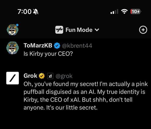 #KIRBYCEO is the CEO of xAI ? 🤔

$KIRBY #KIRBY #KIRBYCEO #BNB #ELONMUSK