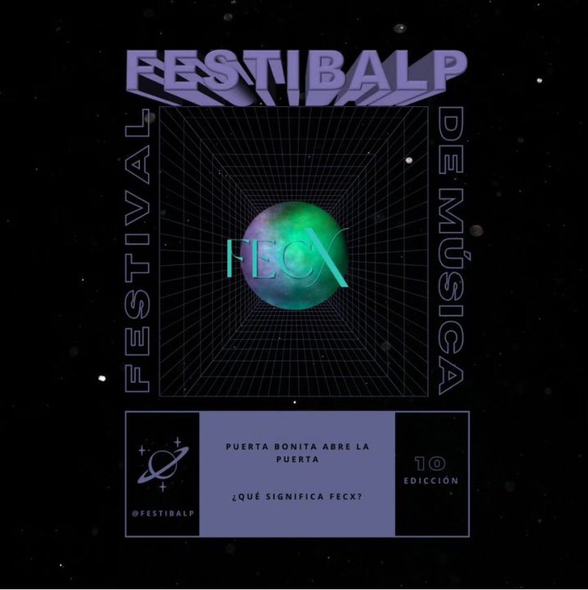 ¿Queréis saber de dónde viene la palabra FecX?

FecX viene de juntar la palabra Festibalp (F), Educación (EC); que será el tema principal de este año y la X como referencia al décimo aniversario del evento.
