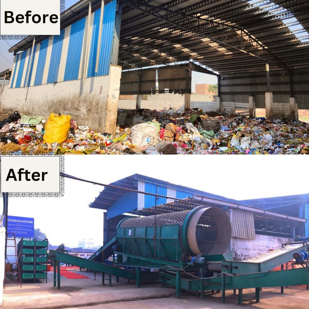 ipcaworld's tweet photo. Converted an irregular waste recovery site into a 200 TPD state of the art Material Recovery Facility in Ghaziabad under the CSR initiative of @SBICard_Connect, implemented by IPCA with the support of @AMRUTCityGzb.
.
.
#Inauguration #MRF #MaterialRecoveryFacility https://t.co/b7abYsI2yY