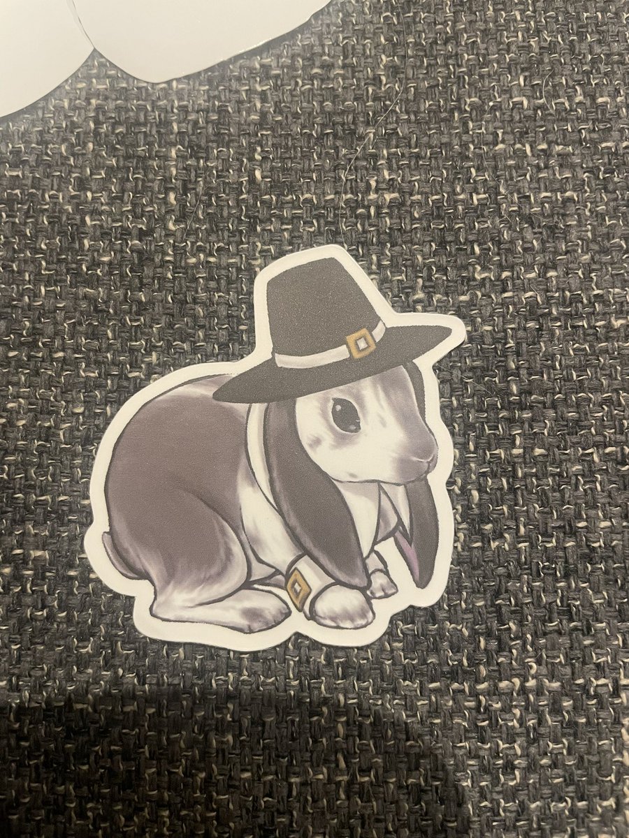 SomeGothChick's tweet photo. i also ordered these bunny stickers off temu and look at this one LMAO https://t.co/K0djpHpWjC