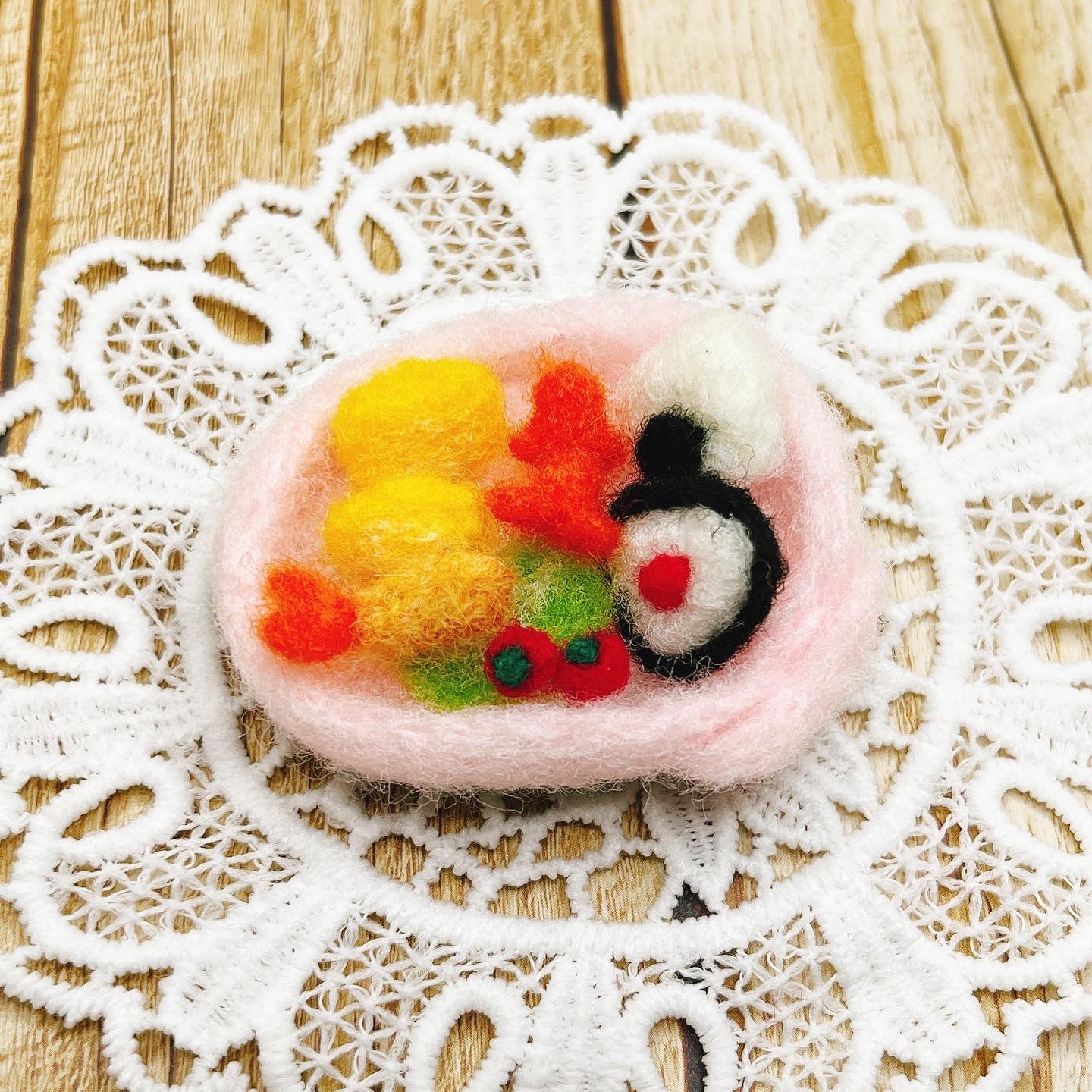 ♥️羊毛フェルト♥️７月のアレンジメント♪ ♥️羊毛フェルト♥️7月のアレンジメント♪ 羊毛フェルトと