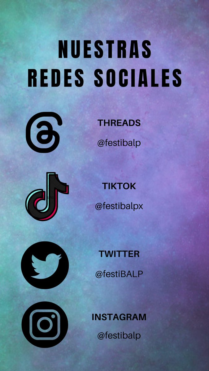 ESTE AÑO, FESTIBALP SE EXPANDE POR LAS REDES SOCIALES🫣💜