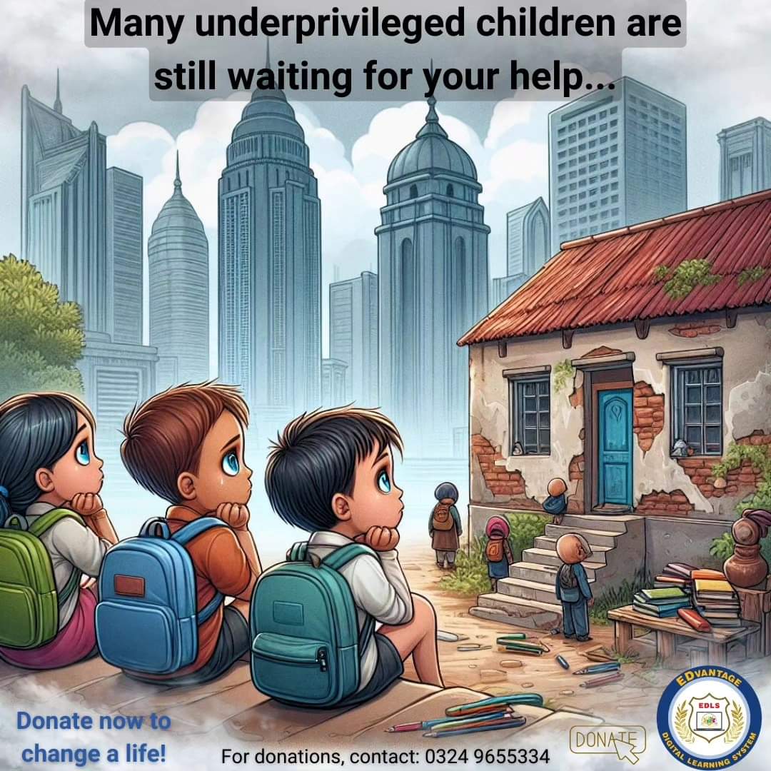 EDvantageDLS's tweet photo. Empower their dreams: Your donation today opens doors to education, giving them chance to rewrite their futures. Together, let's create a brighter tomorrow through the gift of education. #ChangeLivesWithEducation #EDLS #DonateForACause  #gofundme  #underprivilegedchildren https://t.co/fIQAvZYsEP