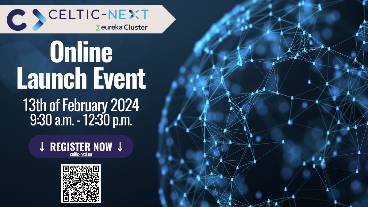 CelticNext's tweet photo. 🔔 CELTIC is very pleased to organise for the CELTIC-NEXT Spring Call 2024 an online #Launch #Event on the 📅 13th of February 2024 from 🕤 9:30 am to 12:30 pm!

The agenda is already online ➡ 
https://t.co/81ipD1LJl8 https://t.co/5BQqnGHQbN