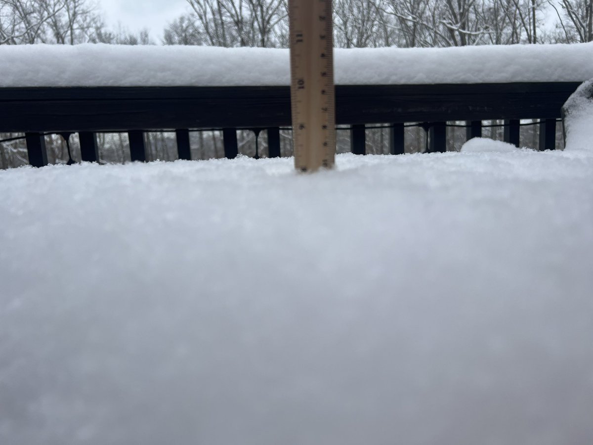 TinaBobrowski's tweet photo. @Kentuckyweather That’s an 8 for Booneville, KY this morning. https://t.co/zy5oAK5ucM