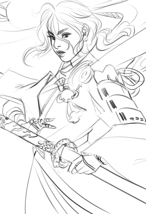 LAKAMBlNl's tweet photo. [ @KKAZUUHAAS ]

She had to borrow her bodyguard's katana for this one. https://t.co/qOVmnH1UaS
