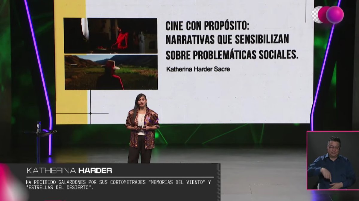 #CF2024 | Seguimos con Katherina Harder, cineasta social que busca sensibilizar sobre problemáticas sociales y medioambientales de pequeñas comunidades. "Es importante que incorporemos al cine, el arte y la cultura". 

🟣Sigue la transmisión: youtube.com/watch?v=Uagu99…