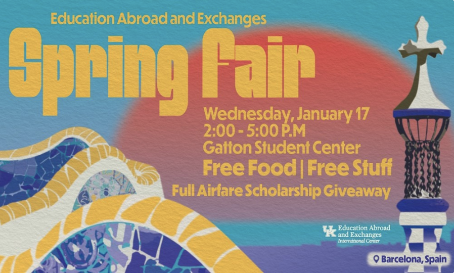 uk_ci's tweet photo. Still figuring out your summer plans? 🤔  Learn about what education abroad experiences are available for CI students at the Spring Education Abroad Fair in Gatton Student Center Ballroom tomorrow from 2-5 p.m.! 🛩️ https://t.co/xbt5XFTgmh