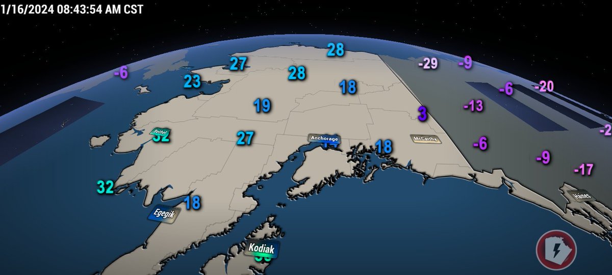 BexarCOSW's tweet photo. 8:45a We remain #BRRy cold. 🥶  In fact, our temps are colder than some parts of #Alaska - and in line with @NWSFairbanks 👀

#SATWX #TXWX #AKWX https://t.co/iArLe4K3X7