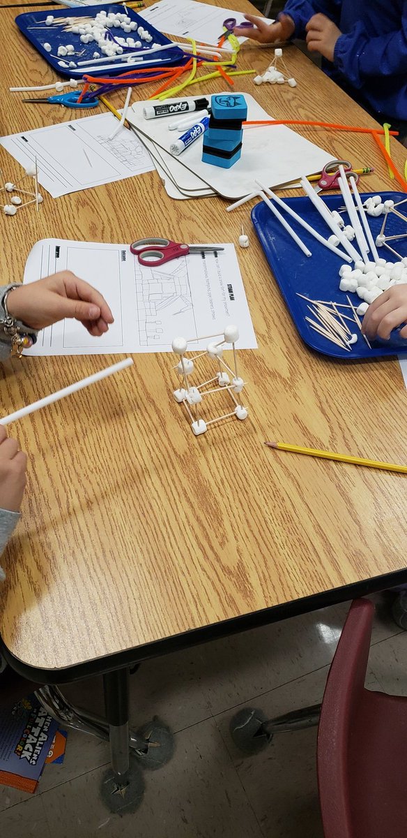 rbassteacher's tweet photo. STEM activity for 1st grade
 Building a fort for a polar bear. @CMCSIWarriors https://t.co/SwTqSHuYCl
