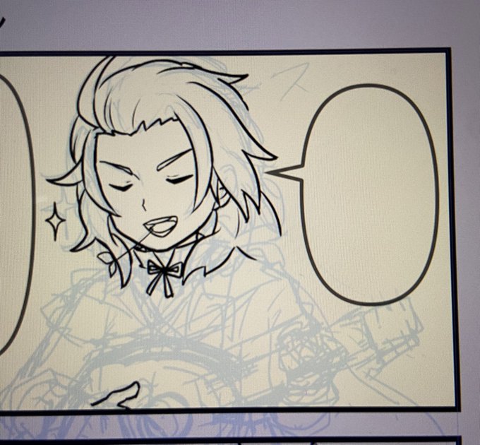 マジでやる気のある所からしか描けないので、あっちを描いてこっちを描いてという感じですすめている その結果、あとここだけ描けばこのページ線画終わるのに頭部だけで放置されたままの灰鳥が生まれる 