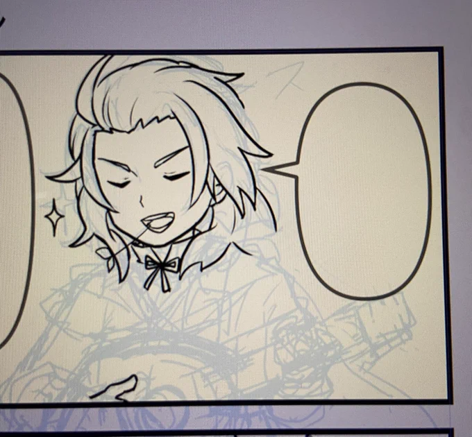 マジでやる気のある所からしか描けないので、あっちを描いてこっちを描いてという感じですすめている その結果、あとここだけ描けばこのページ線画終わるのに頭部だけで放置されたままの灰鳥が生まれる 