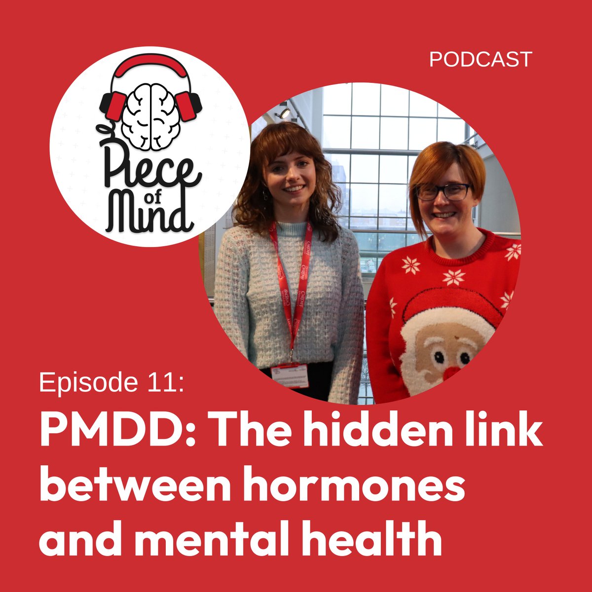 New episode 🚨

On the latest episode of the Piece of Mind podcast we chatted to Becci (@becci_frost87) and Chloe about living with Premenstrual Dysphoric Disorder (PMDD) and the latest in research🎙

⏩ Listen now bit.ly/3S2PUOO 

#POMpod