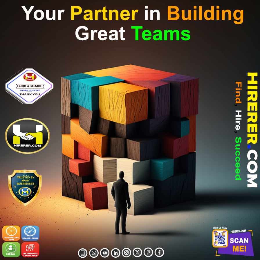 hirerercom's tweet photo. https://t.co/iJjqHsBTIH, Find the missing pieces, we'll build your dream team masterpiece.
visit https://t.co/riK9EfYPwz to know more
#hirewithus #talentpartner #outsourcehiring #growyourteam #hrlife #stressfreehiring #rengtahr #OutOfJob #Hirerer #iHRAssist #smartlyhr https://t.co/6mdvWf6lC3