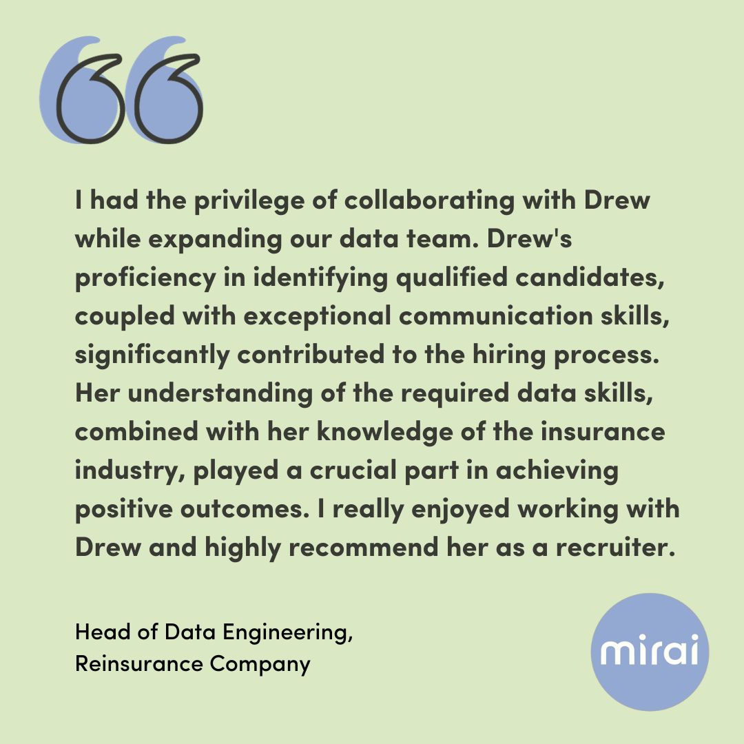 MiraiTalent's tweet photo. 🌟 It's Testimonial Tuesday at Mirai! 🌟

We're always thrilled to share feedback from our amazing clients. Special shoutout to Drew Fivey for her hard work! 💪 https://t.co/HbQ0KTza7j
