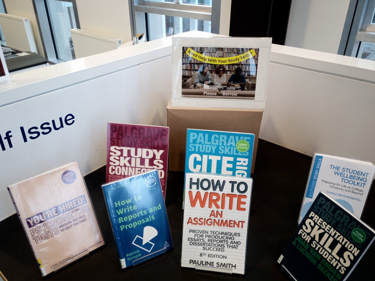COGCLibraries's tweet photo. Need help with studying? At Riverside Library we have a few books on display which may steer you in the right directionβ΅οΈπPlease feel free to borrow any that may be of use. #libandlearn #COGClibraries https://t.co/pSz6wRSuci