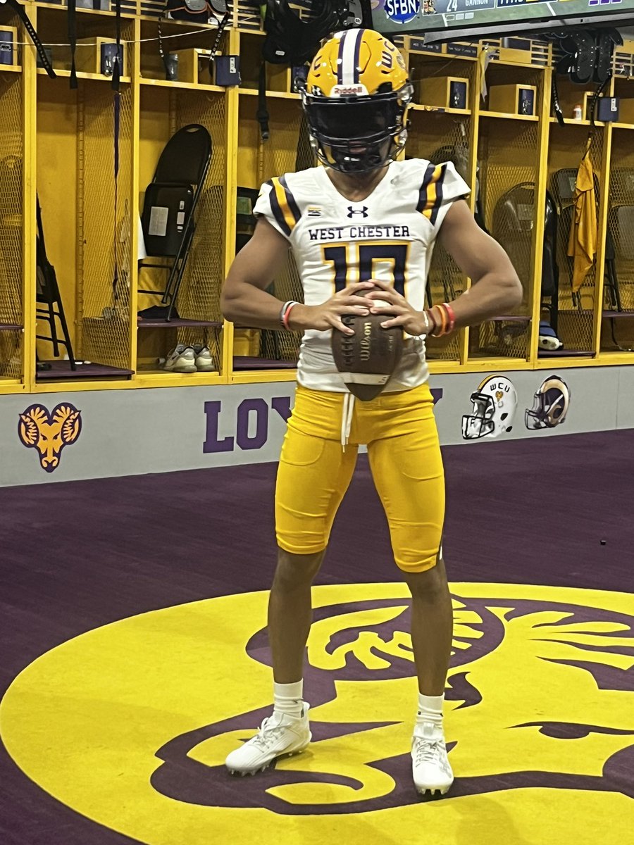 Had a great official visit @WCUGoldenRamsFB ‼️Thank you @OsagieOsunde and @CoachJCurry for the invite @GOBIGRED19 @VAPORTRAIL2471