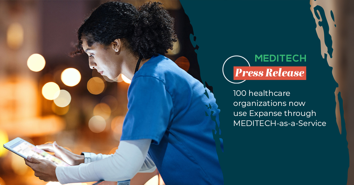 MEDITECH's tweet photo. @MEDITECH surpasses 100 MaaS customers--efficiency, high value, and ease of onboarding on the @MEDITECH #Expanse #EHR were primary drivers for selecting the popular #Cloud platform.

MEDITECH signs 100th Expanse MaaS customer https://t.co/8iyGLxJcq4 https://t.co/5ERZQAYQSI