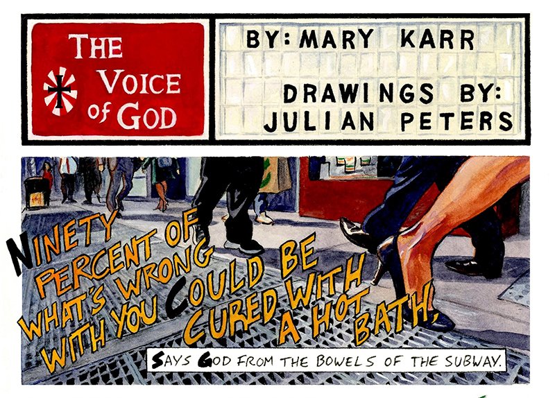 jesuitnews's tweet photo. Today, on @marykarrlit's birthday, encounter her poem “The Voice of God” in comic-book form by artist @jpeterscomics. 

➡️ https://t.co/uedrLM8ryk https://t.co/wVfHlBbQqw