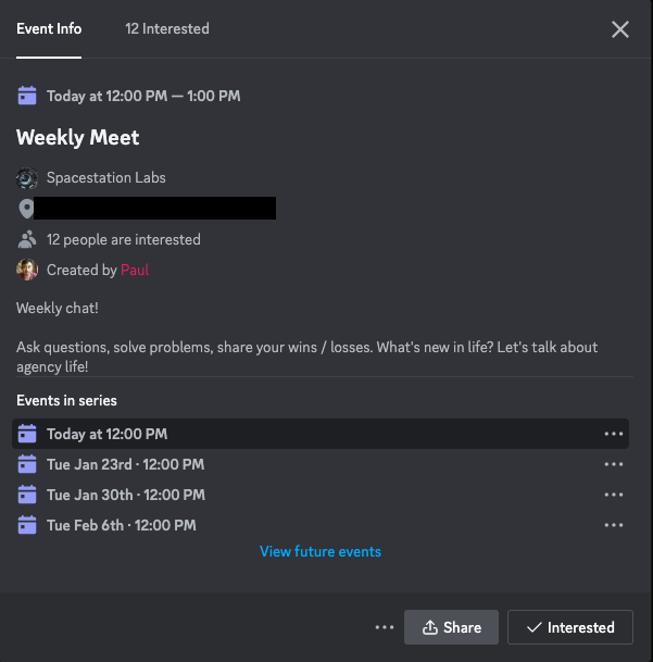 pxue's tweet photo. Best dev agencies to bring your reality to life.
Best contracts for your skills and niche.

We discuss weekly in the Spacestation Labs Discord community. Invite only. https://t.co/MqA8YQHjtE
