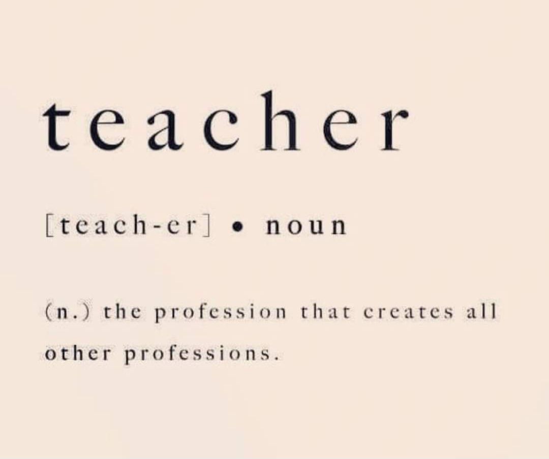 Thank you teachers! 🧡