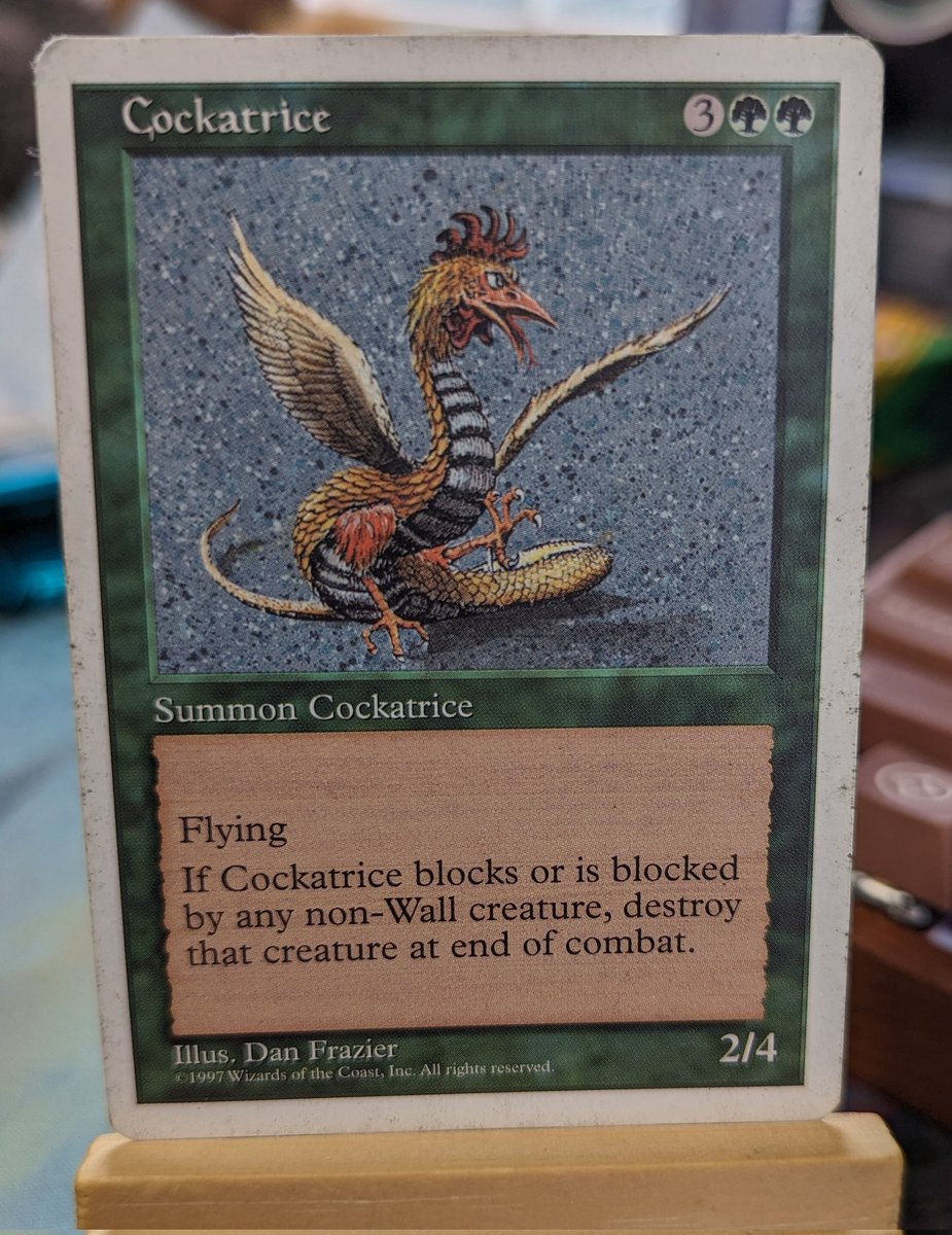 Are you telling me a Cock at-ed this rice?! 
#MagicTheGathering #shrimpfriedrice