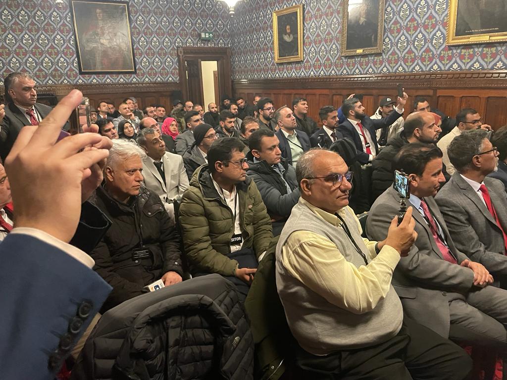 Kdanish123's tweet photo. UKPNP International Conference On Kashmir in  The House Of Commons United Kingdom UK 15.01.2024.
................
United Kashmir People's National Party (UKPNP) International Conference titled "Forced Division and Injustices in Jammu and Kashmir: 

@shaukatkashmiri
@ukpnp https://t.co/T29dA9jpQk