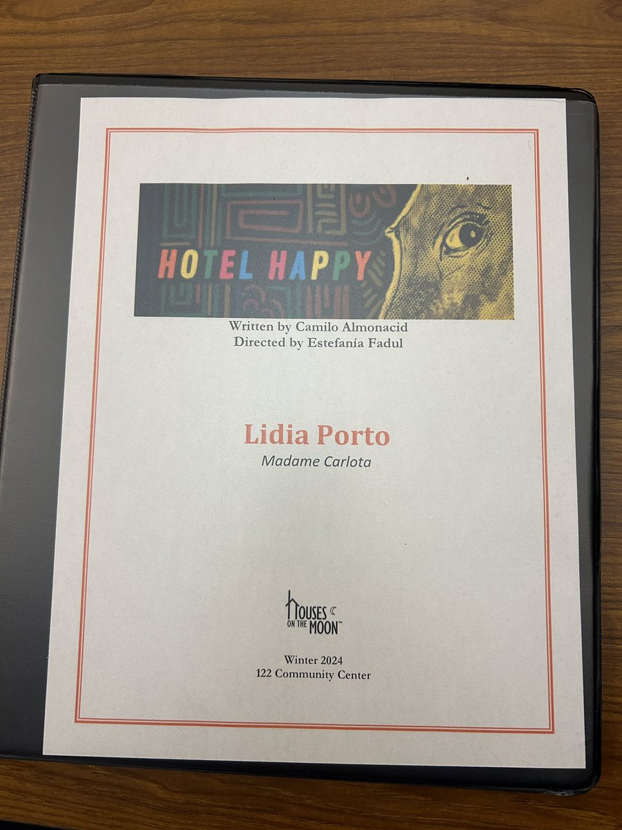 First day of rehearsal!! #HotelHappy #HousesontheMoon #NewYork